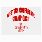 Western Conference Champions Glasses Cloth (Large, Two Sides)