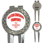 Western Conference Champions 3-in-1 Golf Divot