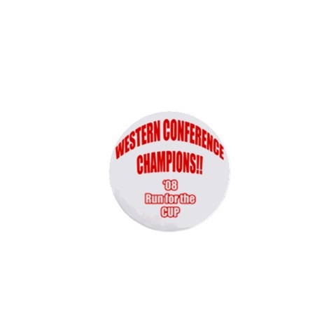 Western Conference Champions 1  Mini Button from ArtsNow.com Front