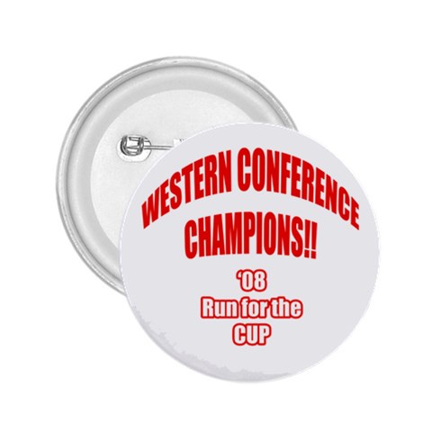 Western Conference Champions 2.25  Button from ArtsNow.com Front