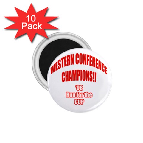 Western Conference Champions 1.75  Magnet (10 pack)  from ArtsNow.com Front