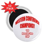 Western Conference Champions 2.25  Magnet (10 pack)