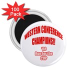 Western Conference Champions 2.25  Magnet (100 pack) 