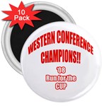 Western Conference Champions 3  Magnet (10 pack)