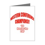 Western Conference Champions Mini Greeting Card