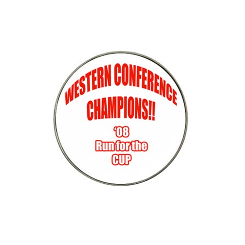 Western Conference Champions Hat Clip Ball Marker from ArtsNow.com Front