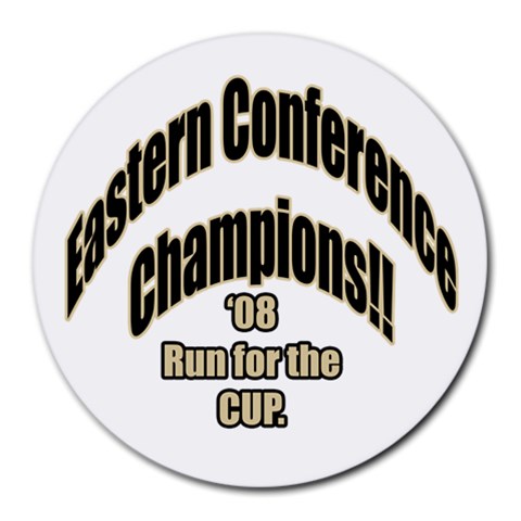 Eastern Conference Champions Round Mousepad from ArtsNow.com Front