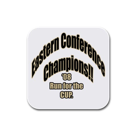 Eastern Conference Champions Rubber Square Coaster (4 pack) from ArtsNow.com Front