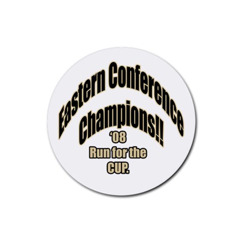 Eastern Conference Champions Rubber Coaster (Round) from ArtsNow.com Front