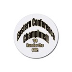 Eastern Conference Champions Rubber Round Coaster (4 pack)