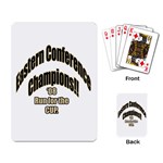 Eastern Conference Champions Playing Cards Single Design