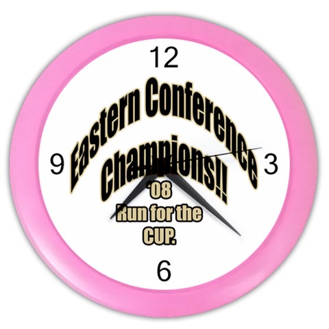 Eastern Conference Champions Color Wall Clock from ArtsNow.com Front