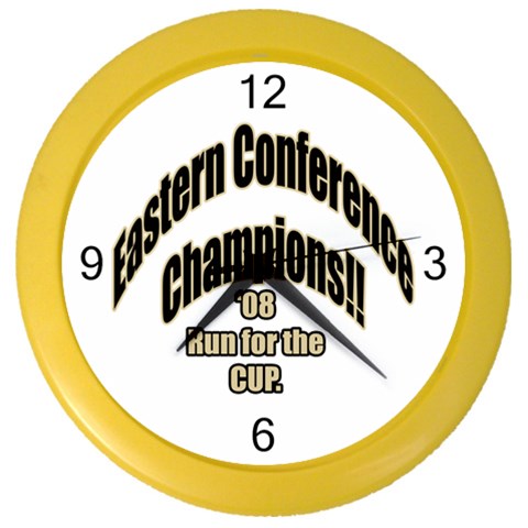 Eastern Conference Champions Color Wall Clock from ArtsNow.com Front