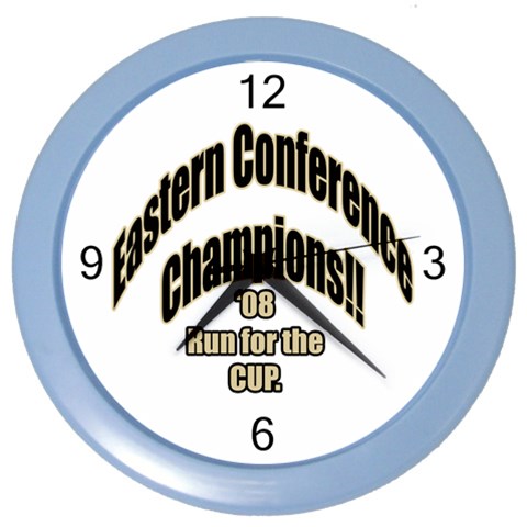 Eastern Conference Champions Color Wall Clock from ArtsNow.com Front