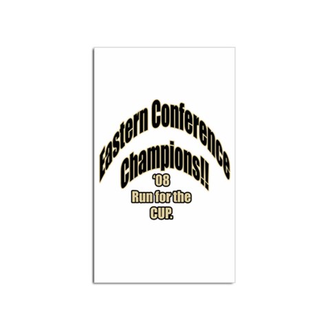 Eastern Conference Champions Sticker (Rectangular) from ArtsNow.com Front