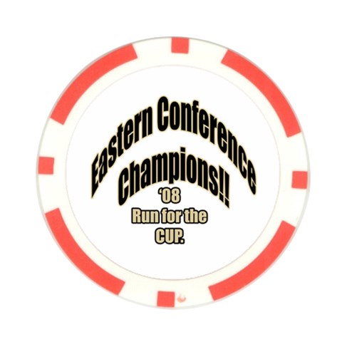 Eastern Conference Champions Poker Chip Card Guard from ArtsNow.com Front