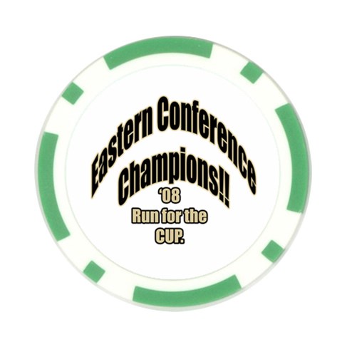 Eastern Conference Champions Poker Chip Card Guard from ArtsNow.com Front