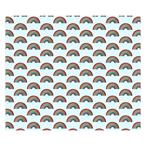 Rainbow  One Side Premium Plush Fleece Blanket (Small) from ArtsNow.com 50 x40  Blanket Front