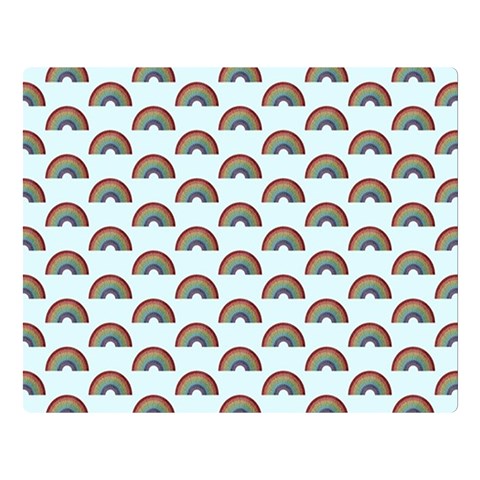 Rainbow  One Side Premium Plush Fleece Blanket (Large) from ArtsNow.com 80 x60  Blanket Front