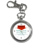 Female Hockey Fan Key Chain Watch