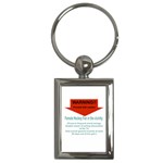 Female Hockey Fan Key Chain (Rectangle)