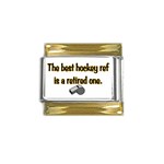 Retired Ref Gold Trim Italian Charm (9mm)