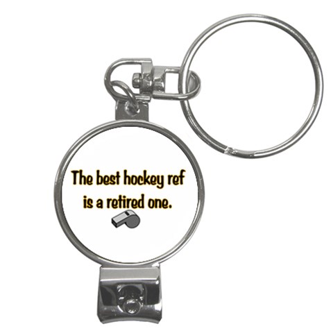 Retired Ref Nail Clippers Key Chain from ArtsNow.com Front