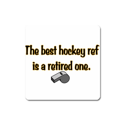 Retired Ref Magnet (Square) from ArtsNow.com Front