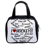 I Love Hockey Classic Handbag (Two Sides)