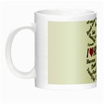 I Love Hockey Night Luminous Mug