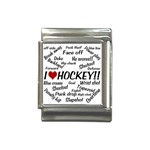 I Love Hockey Italian Charm (13mm)