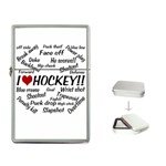 I Love Hockey Flip Top Lighter