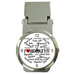 I Love Hockey Money Clip Watch