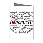 I Love Hockey Mini Greeting Cards (Pkg of 8)