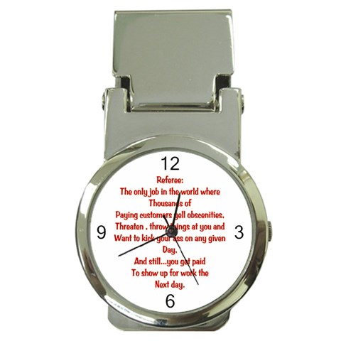 Referee Money Clip Watch from ArtsNow.com Front