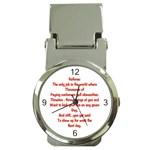 Referee Money Clip Watch