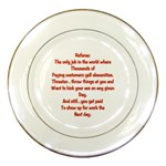 Referee Porcelain Plate