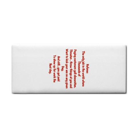 Referee Hand Towel from ArtsNow.com Front