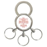 Referee 3-Ring Key Chain