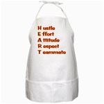 Heart Acronym BBQ Apron