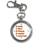 Heart Acronym Key Chain Watch