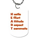 Heart Acronym Dog Tag (Two Sides)