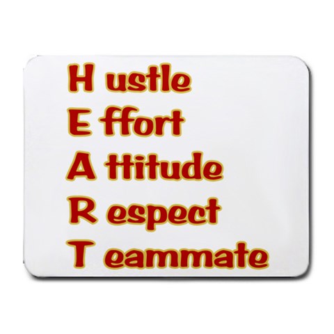 Heart Acronym Small Mousepad from ArtsNow.com Front