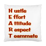 Heart Acronym Cushion Case (One Side)