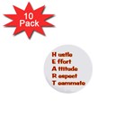 Heart Acronym 1  Mini Button (10 pack) 