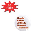 Heart Acronym 1  Mini Magnet (10 pack) 