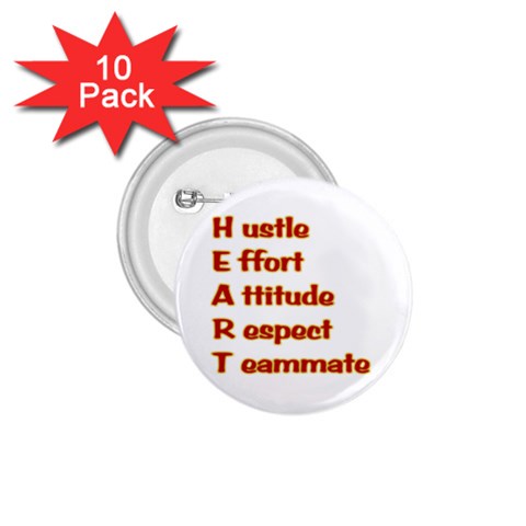 Heart Acronym 1.75  Button (10 pack)  from ArtsNow.com Front