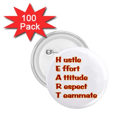 Heart Acronym 1.75  Button (100 pack)  from ArtsNow.com Front