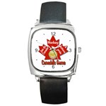 Canada s Game Square Metal Watch