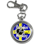 Sweden Hockey Key Chain Watch